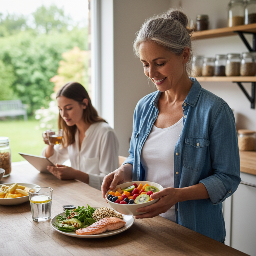 alimentación y menopausia