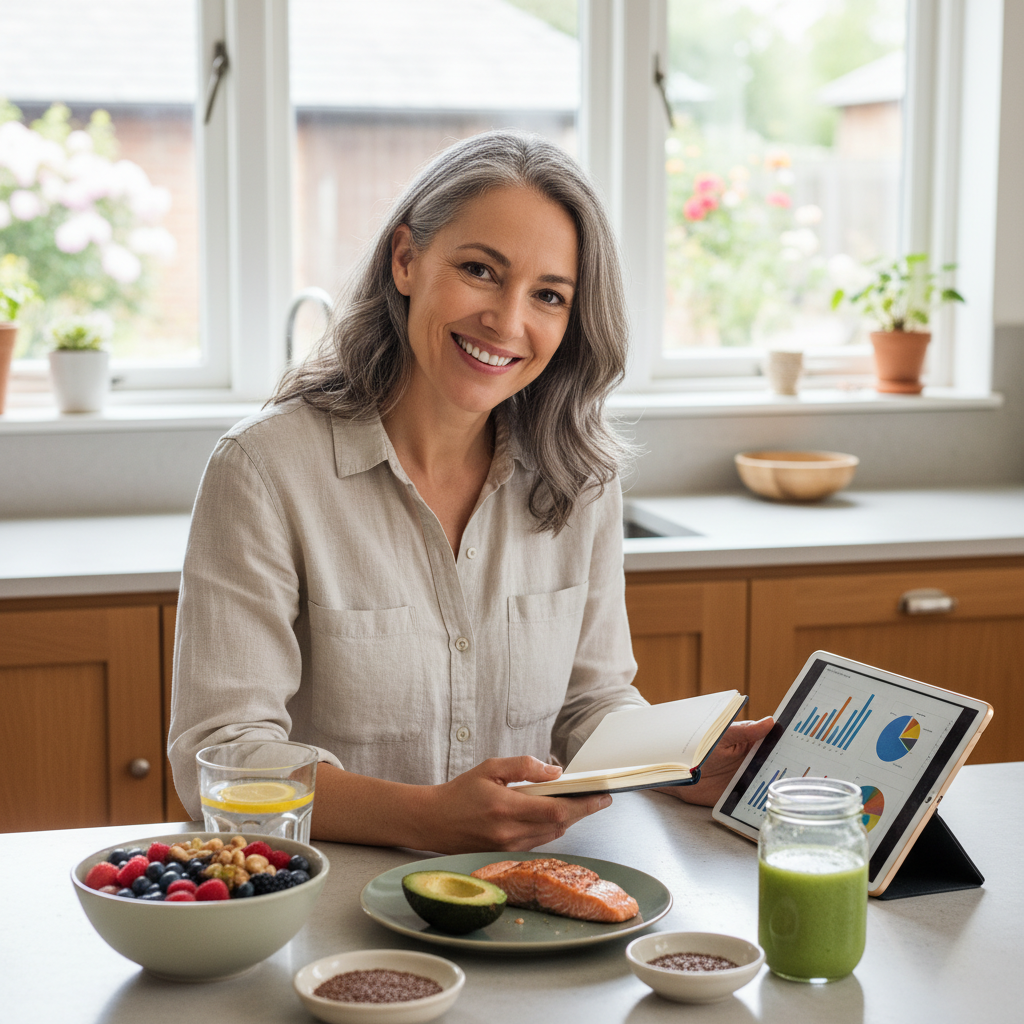 alimentación saludable durante la menopausia