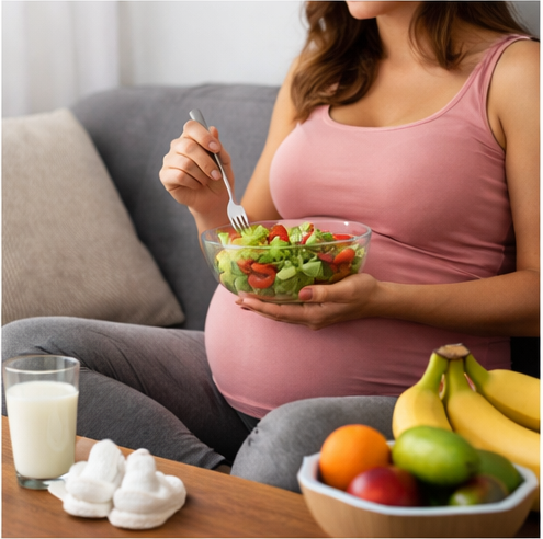 nutrición durante el embarazo y la lactancia